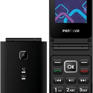 Celular Positivo P51 Função Modem 4G Câmera Traseira Rádio FM Botão SOS Dual SIM - Preto